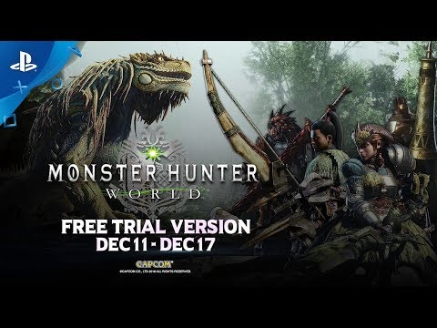 Monster Hunter: World – Free Trial Trailer | PS4