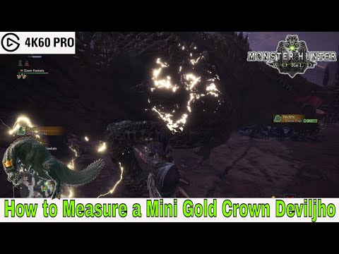 Monster Hunter: World – How to Measure a Mini Gold Crown Deviljho