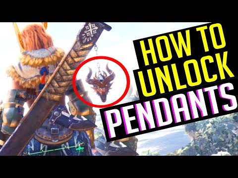 Monster Hunter World: Iceborne – How to Unlock Pendants Rewards / Customize Weapons MHW