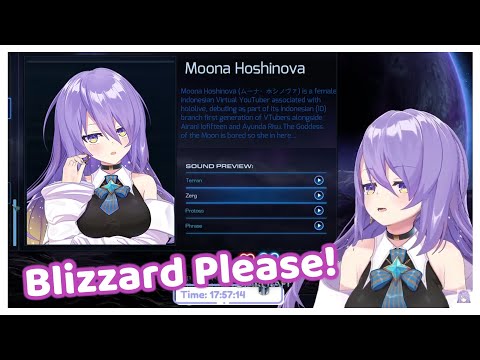 Moona Wants To Become an Announcer in StarCraft 2! (Hololive)
