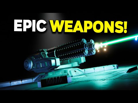 MORE WEAPONS In Space Engineers! MWI Weapons Pack!