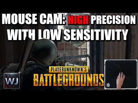 MOUSE CAM: HIGH Precision aim with LOW sensitivity – PLAYERUNKNOWN's BATTLEGROUNDS (PUBG Solo FPP)