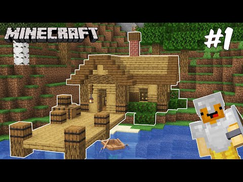 MY FIRST HOME ! Minecraft Let's Play Episode 1…