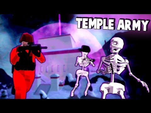 Mysterious TEMPLE of DOOM!  NEW Zombies (Ravenfield New Update Gameplay)