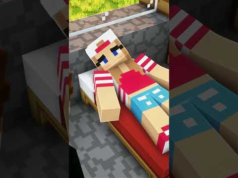 NARİN NARİN YARİM MÜZİK KLİP ♪ (Fakir ve Miray Version)  – Minecraft #shorts