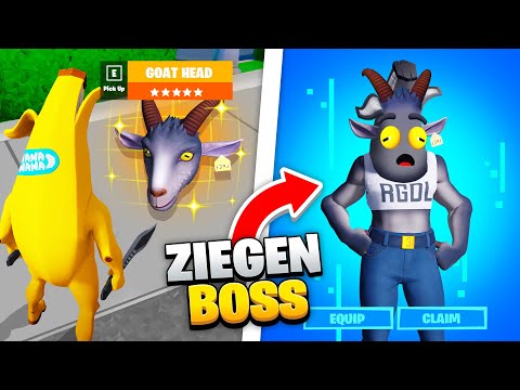*NEU* der KRASSE *ZIEGEN* BOSS ist endlich DA.. (KRANK)😱 Fortnite Challenge 3