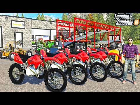 "NEW" 2021 HONDA DIRT BIKES | CHOW POWERSPORTS | FARMING SIMULATOR 2019