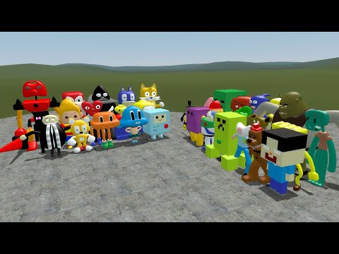 NEW 3D MEMES VS OLD 3D MEMES SANIC CLONES in Garry's Mod!
