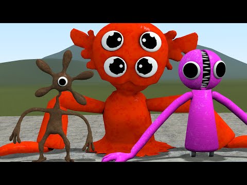 NEW BROWN, ORANGE, MAGENTA ROBLOX RAINBOW FRIENDS In Garry's Mod!