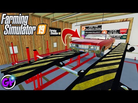 NEW MECHANIC SHOP FARMING SIMULATOR 2019 WAREHOUSE FS19 LARGE SHED MOD
