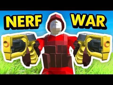 NEW NERF WAR BATTLE IN RAVENFIELD (Ravenfield Funny Gameplay)