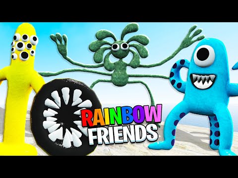 New Rainbow Friends! – Cyan, Dark Green, Lemon (Garry's Mod)