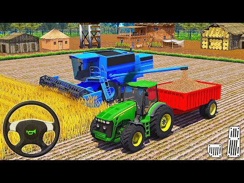 New Tractor Farming Simulator 2022 – Corn Harvester Tractor Driving – Android Gameplay