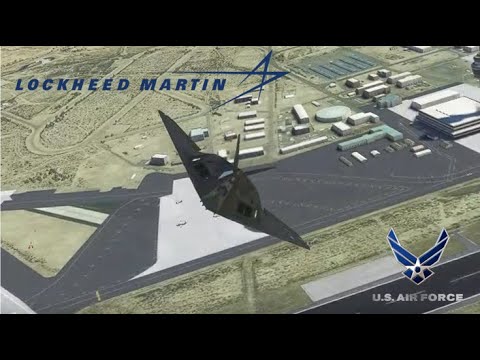 NEW–TRYING THE F-117 FOR THE MICROSOFT FLIGHT SIMULATOR!