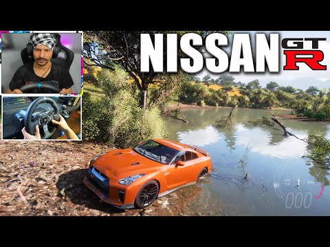 Nissan GTR 600HP with LOGITEC G923 | Forza Horizon 5 | PC | HINDI PUNJABI