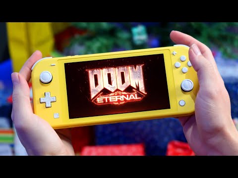 NO SABÍA que el juego DOOM Eternal FUNCIONA ASÍ en una Nintendo SWITCH LITE 😲 (no lo creerás)