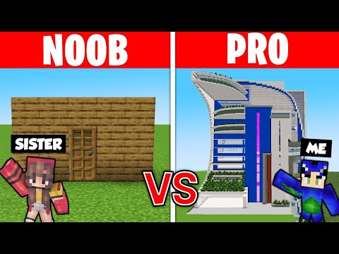 NOOB Vs HACKER : I CHEATED in a Build Challenge 😂 | Minecraft (Hindi)