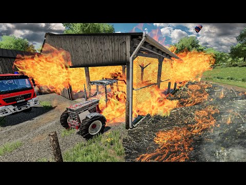 Notre Ferme a pris FEU à cause d'une fuite d'essence | FS 22 RolePlay