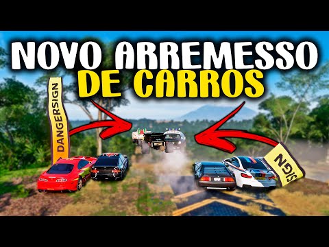 NOVO ARREMESSO DE CARROS NA CACHOEIRA – FORZA HORIZON 5 ONLINE