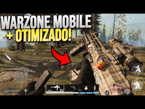 NOVO COD WARZONE OFICIAL para MOBILE ESTÁ MAIS OTIMIZADO! [TESTE]