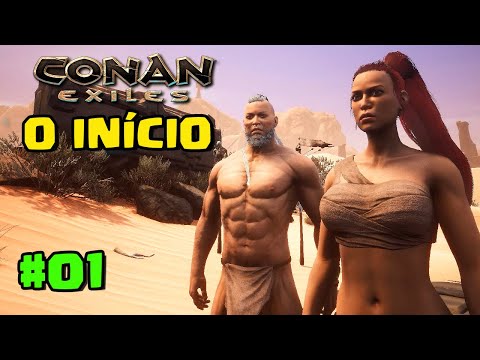 O INÍCIO DE CONAN EXILES –  SERVIDOR PARA APOIADORES #01