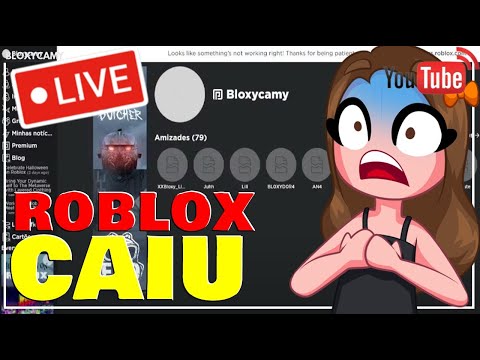 O ROBLOX CAIU! QUANDO O ROBLOX VOLTA? | O QUE FAZER SEM ROBLOX? | A VIDA SEM ROBLOX