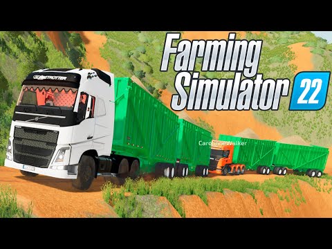 O VOLVO PEDIU PRIMEIRA NA SUBIDA (MATOPIBA MAP) | Farming Simulator 22