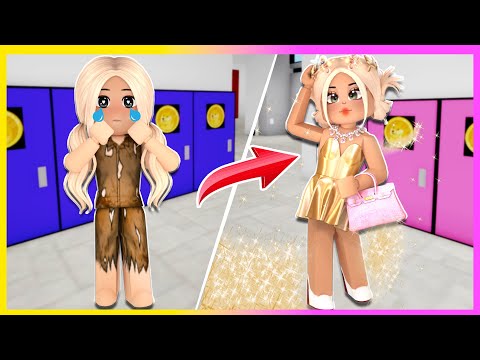 OKULUN İLK GÜNÜ HAVALI KIZA DÖNÜŞTÜM 🥰 ROBLOX BROOKHAVEN HİKAYE | KÜBRA NİSA