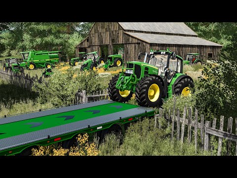 Old Abandoned John Deere barn – Tractors everywhere | Farming Simulator 22