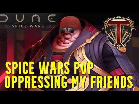 OPPRESSING & NUKING MY FRIENDS | Harkonnen PVP – 4 Player FFA! Dune Spice Wars