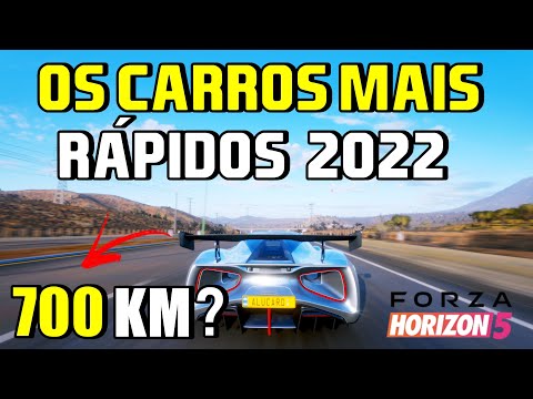 Os Carros Mais Rápidos de Forza Horizon 5 2022