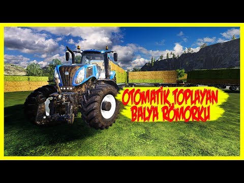 OTOMATİK TOPLAYAN BALYA RÖMORKU !! | FARMİNG SİMULATOR 2019 TÜRKÇE OYNANIŞ