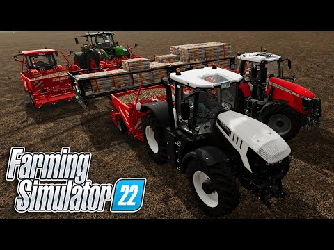 ÖZEL ÇOKLU ÜRETİM FABRİKASI İÇİN PATATES EKİYORUZ // Farming Simulator 2022 #79