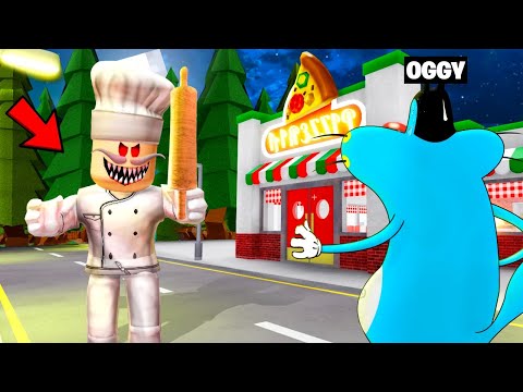 Papa Pizzeria Trapped Oggy And Jack In Roblox | Rock Indian Gamer |