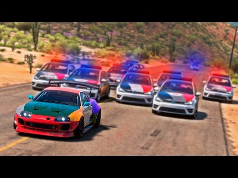 PASSEI na BLITZ e DEI FUGA de SUPRA na POLíCIA MILITAR – FORZA HORIZON 5