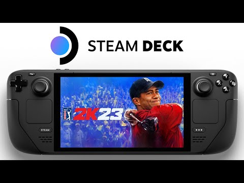 PGA Tour 2K23 Steam Deck | SteamOS | All Graphics Settings | 60Hz Vs 40Hz