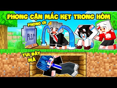 PHONG CẬN THỬ THÁCH 24H THOÁT KHỎI HÒM DƯỚI LÒNG ĐẤT TRONG MINECRAFT | SAMMY GIẢI CỨU PHONG CẬN