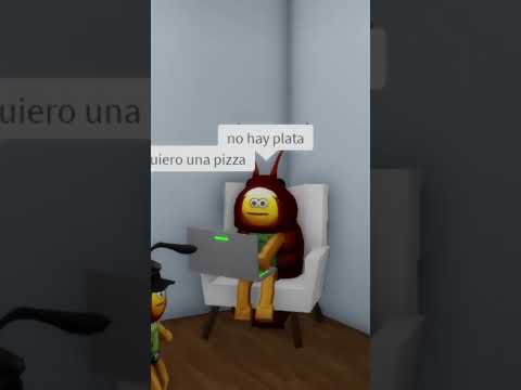 PIDIENDO PIZZA EN BROOKHAVEN sale mal :,,v #SHORTS #ROBLOX