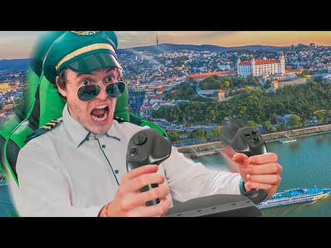 PILOTUJEM LIETADLO nad BRATISLAVOU vo Flight Simulator 2020