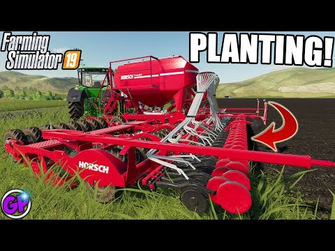 PLANTING SOYBEANS FARMING SIMULATOR 19 JONES DAIRY FARM FS19 MAP MOD FARMING SIMULATOR 2019 EP 3