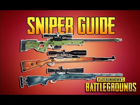 PLAYERUNKNOWN'S BATTLEGROUNDS SNIPER GUIDE! PUBG GUN GUIDE! TrainingGrounds Episode 5! PUBG LIVE!