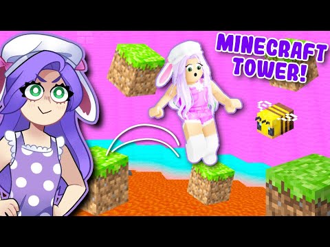Playing TOWER OF HELL But A MINECRAFT VERSION! (Roblox)