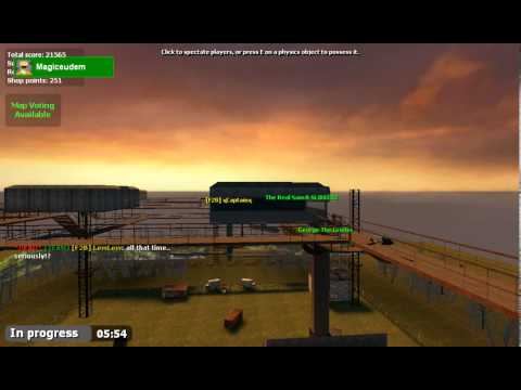 Playing with my Moestache?! Gary's mod part 2