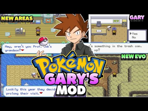 Pokemon Gary's Mod [Beta] – GBA Game With Play as Gary,New Evolutions,New Areas!