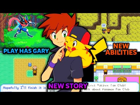 Pokemon Gary's Mod GBA ROM Hack With Play as Gary,New Evolutions,New Areas! And More!
