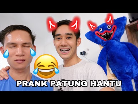 PRANK PATUNG HANTU 😈 HUGGY WUGGY SEBESAR MANUSIA 😱