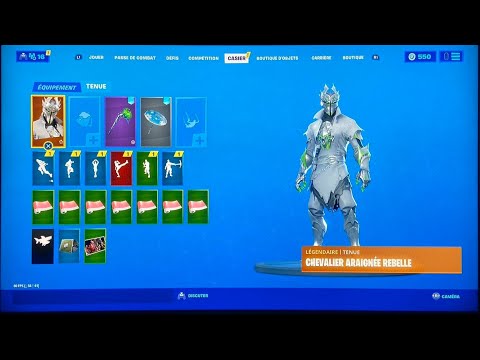 présentation de mon casier fornite !