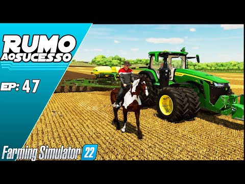 PRIMEIRO PLANTIO DE MILHO PRA SILAGEM! | FARMING SIMULATOR 22 #47