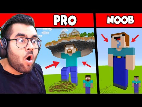 PRO VS NOOB BUILD BATTLE MINECRAFT 😂 | Hitesh KS