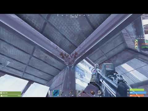 [PS4版RUST SEASON9#5]ソロでカーゴ行く練習
